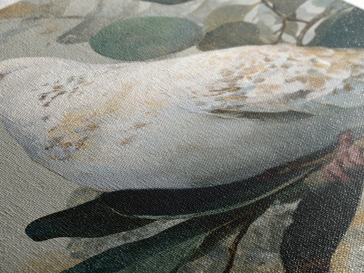 White Dove with Olive Branch and Calm Framed Canvas Print, Bird Art, Boho Decor, Living Room Decor, Fine Art, Flight, BIR-2x3-48