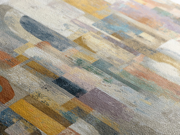 Tribal Neutral Pattern Canvas Print, Boho Art, Mid Century Modern, Living Room Decor, Fine Art, Bohemian, Boho Wall Art, BOH-2x1-58