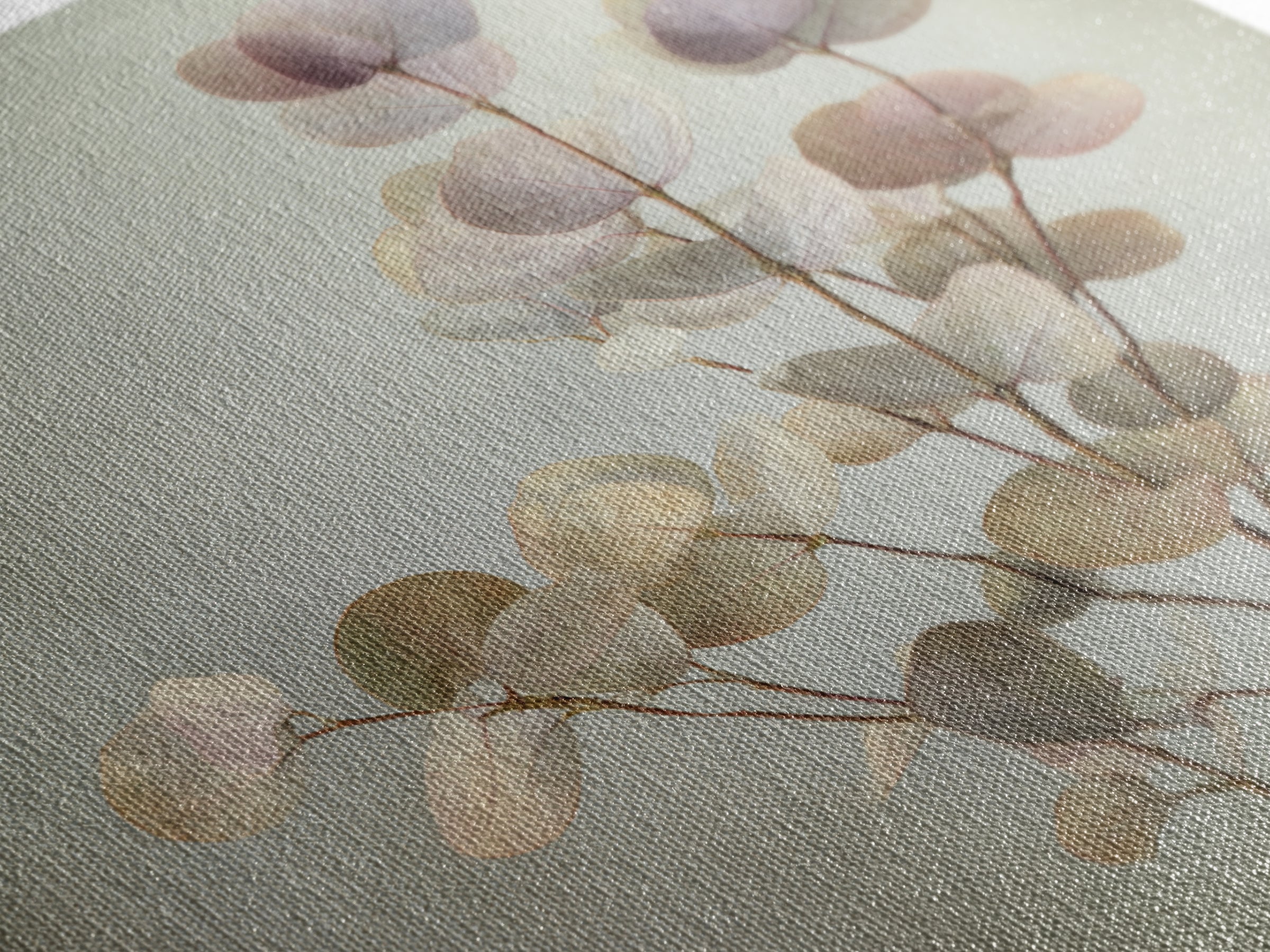 Eucalyptus Stems in Soft Sage Tones Canvas Print, Botanical Art, Gallery Decor, Living Room Decor, Fine Art, Botanic, BOT-1x1-59