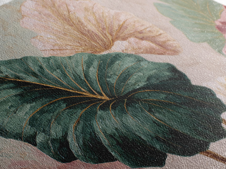Oversized Monstera Leaf Canvas Print, Botanical Art, Whimsical Decor, Living Room Decor, Oil Painting, Botanic, BOT-3x2-54