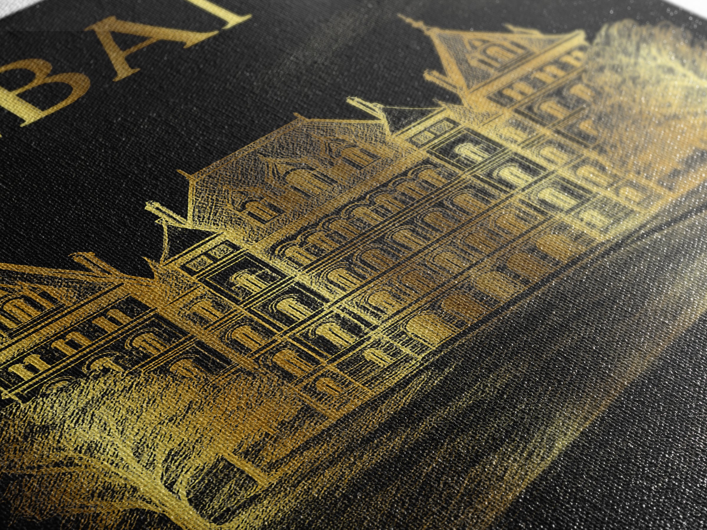 Albany New York Travel Poster, Canvas Print, Elegant Gold City Art, Albany Poster Print, Wanderlust Decor, Retro Travel Print, Travel Art