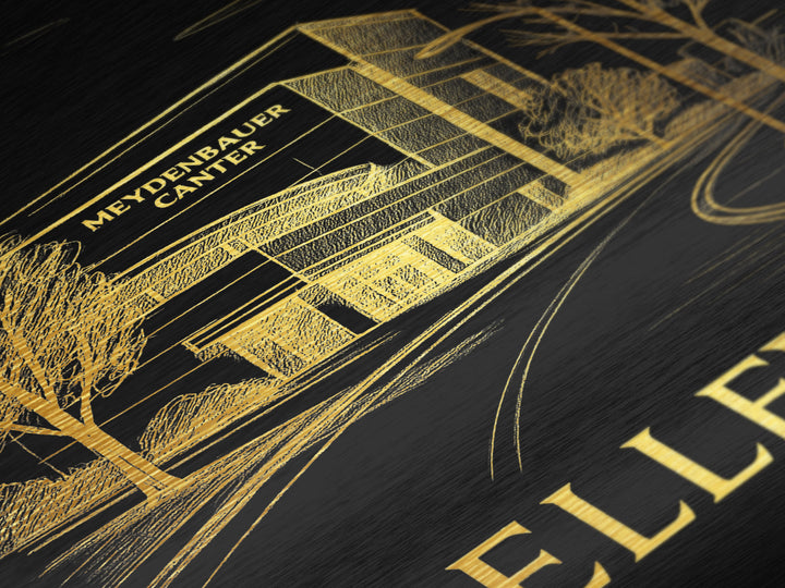 Bellevue Washington art, Metallic Gold Art, Travel Art Prints, Metal Art, Wood Framed Art, Wanderlust Gift, Adventure Lover Gift