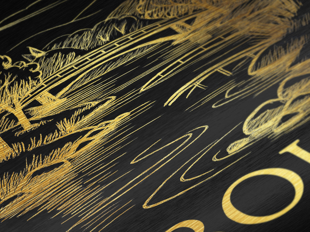 Boise Idaho art, Metallic Gold Art, Travel Art Prints, Metal Art, Wood Framed Art, Adventure Lover Gift, Traveler Gift