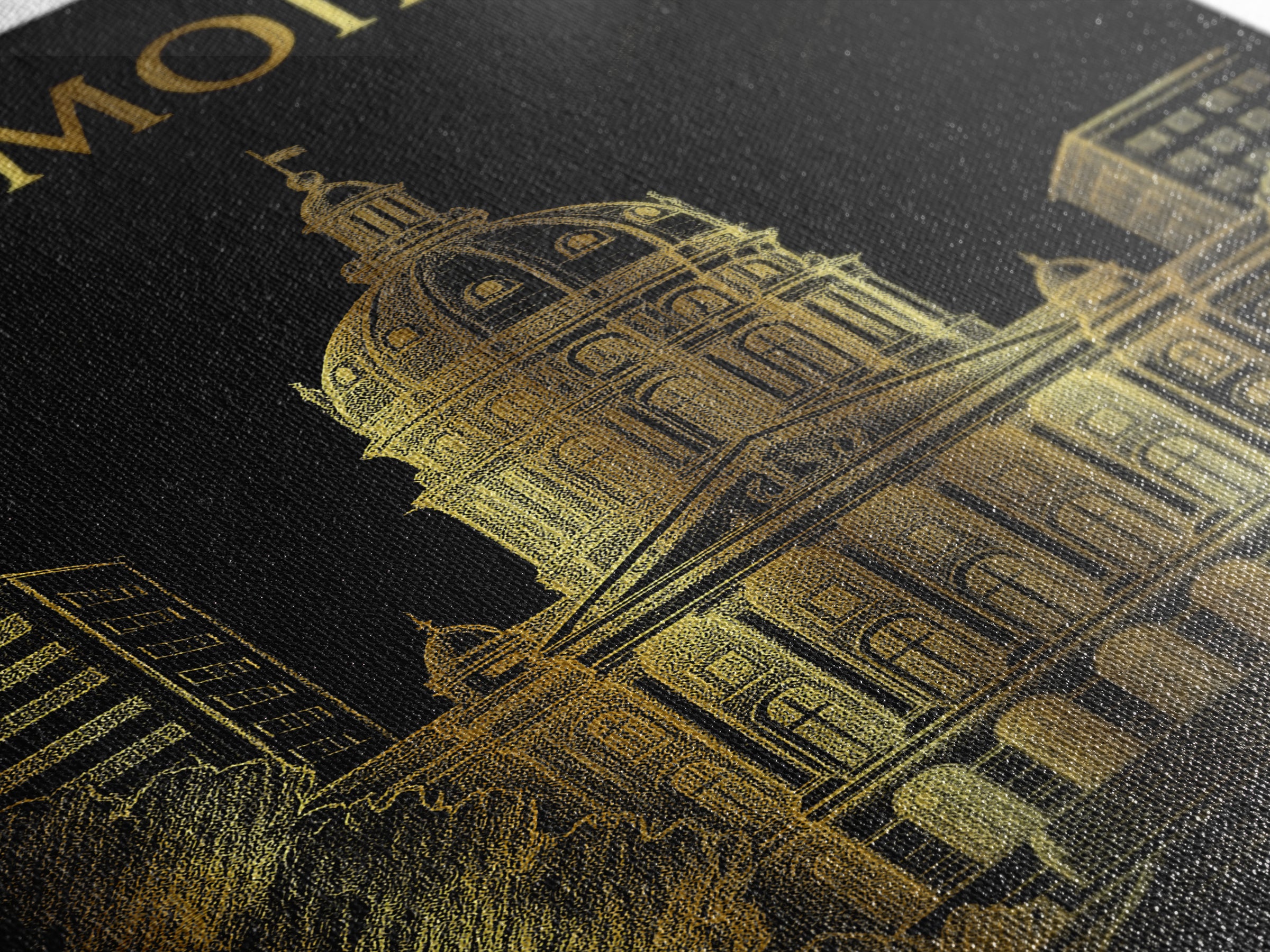 Des Moines Iowa Travel Poster, Canvas Print, Elegant Gold City Art, Des Moines Travel Art, Travel Art Print, Skyline Art, City Art Print