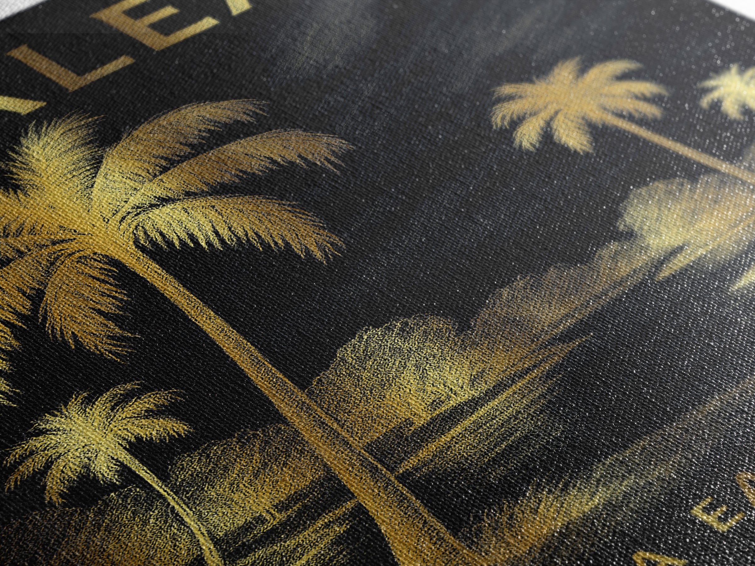 Hialeah Florida Travel Poster, Framed Canvas Print, Dark Background Poster Art, Hialeah Travel Art, Travel Poster Art, Travel Poster Set