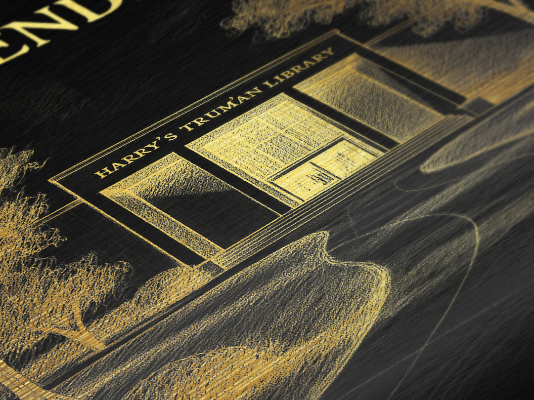Independence Missouri travel, Metallic Gold Print, College Dorm Décor, Metal Art, Wood Framed Art, Graduation Travel Gift, Traveler Gift