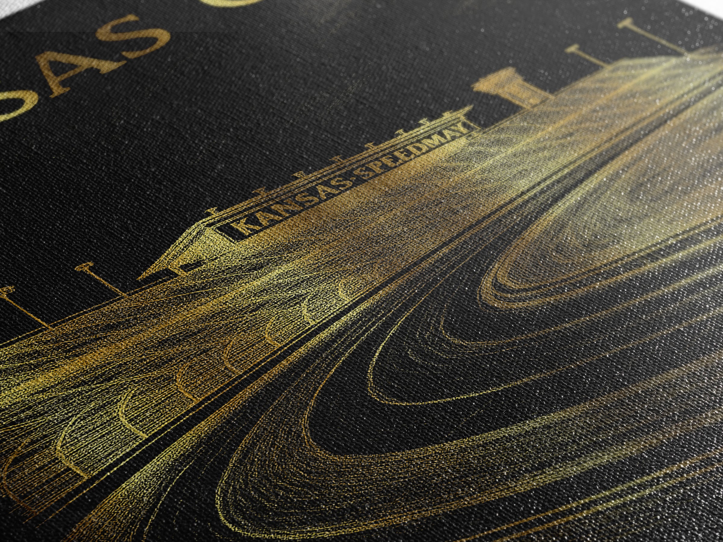 Kansas City Missouri Travel Poster, Canvas Print, Black And Gold Line Art, Kansas City City Art, Travel Wall Art, Wall Art, Design 1