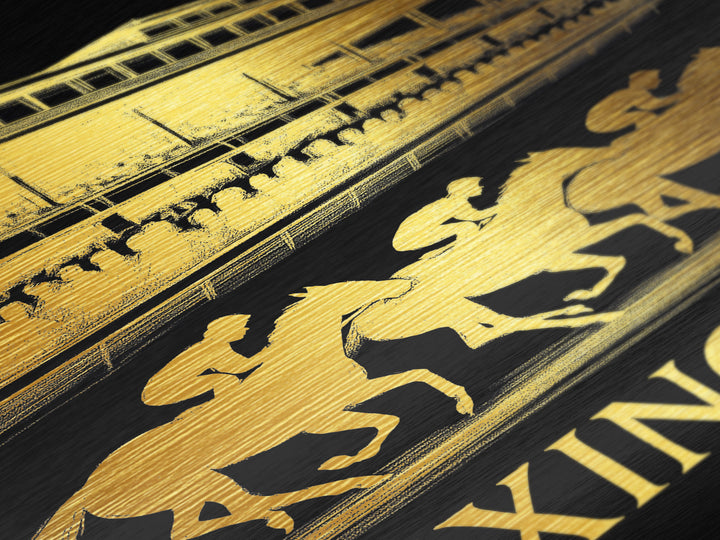 Lexington Kentucky art, Metallic Gold Art, Best Friend Gifts, Metal Art, Wood Framed Art, Birthday Travel Gift, Destination Gift