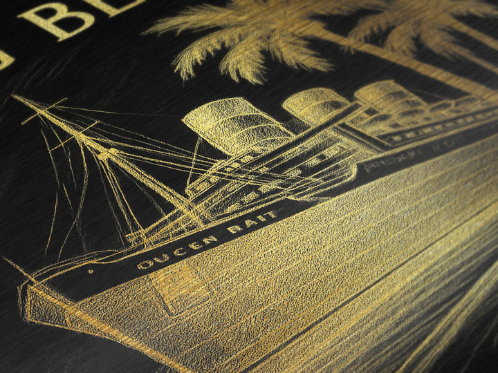 Long Beach California travel, Metallic Gold Print, Modern House Art, Metal Art, Wood Framed Art, Traveler Gift, Destination Gift
