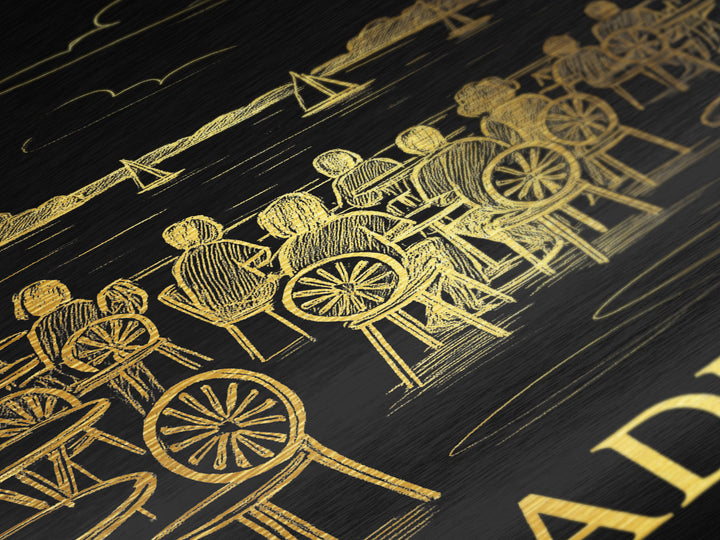 Madison Wisconsin art, Metallic Gold Art, Travel Art Prints, Metal Art, Wood Framed Art, Adventure Lover Gift