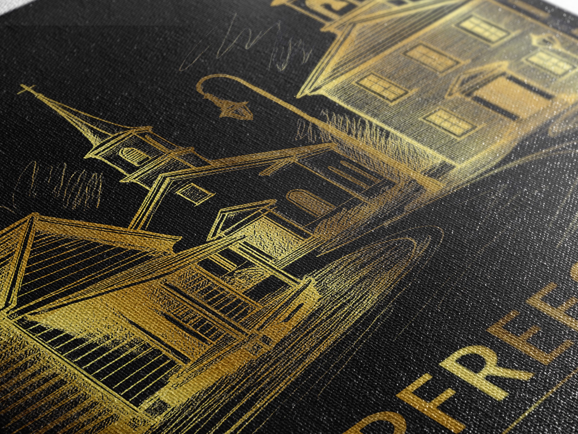 Murfreesboro Travel Poster, Canvas Print, Dark Background Poster Art, Murfreesboro Art Print, Travel Wall Decor, City Travel Prints