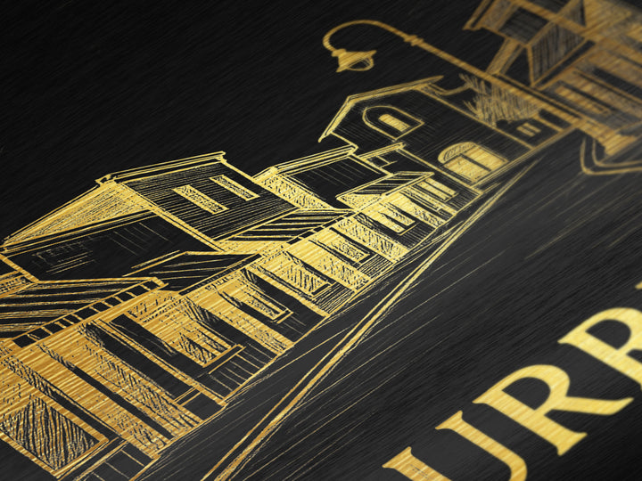 Murrieta California art, Metallic Gold Art, Travel Art Prints, Metal Art, Wood Framed Art, Adventure Lover Gift, Traveler Gift