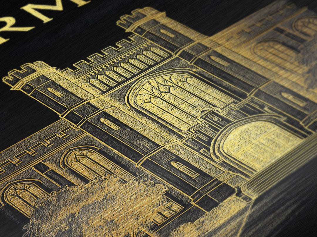 North Las Vegas Nevada travel, Metallic Gold Print, Modern House Art, Metal Art, Wood Framed Art, Wanderlust Gift, Travel Art Prints