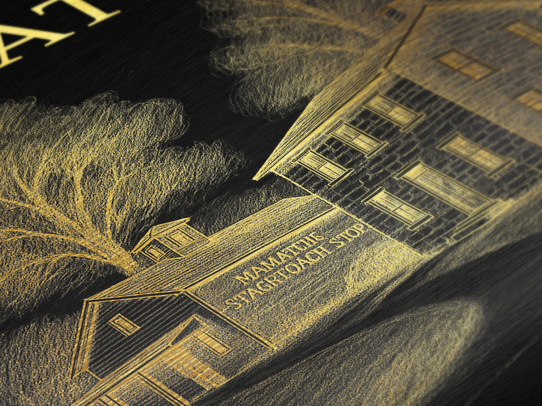 Olathe Kansas travel, Metallic Gold Print, Modern House Art, Metal Art, Wood Framed Art, Wanderlust Gift, Travel Art Prints