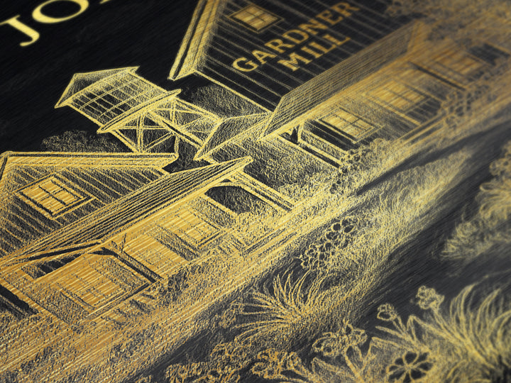 West Jordan Utah travel, Metallic Gold Print, Wood Framed Art, Metal Art, Best Friend Gifts, Metallic Gold Print, Modern Art