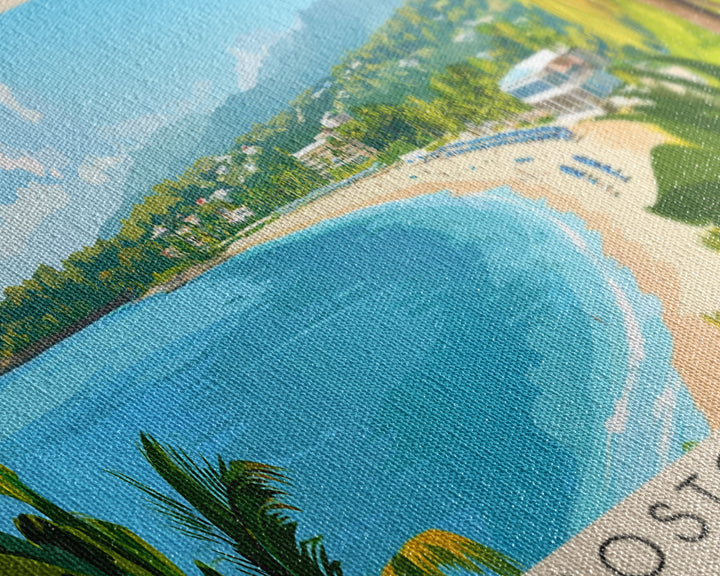 Boston Beach, Jamaica Panoramic Print, Vacation Gift, Jamaica Wall Art, Vacation Wall Art, Vacatation Memories, Beach Decor, Beach Or Lakehouse Art