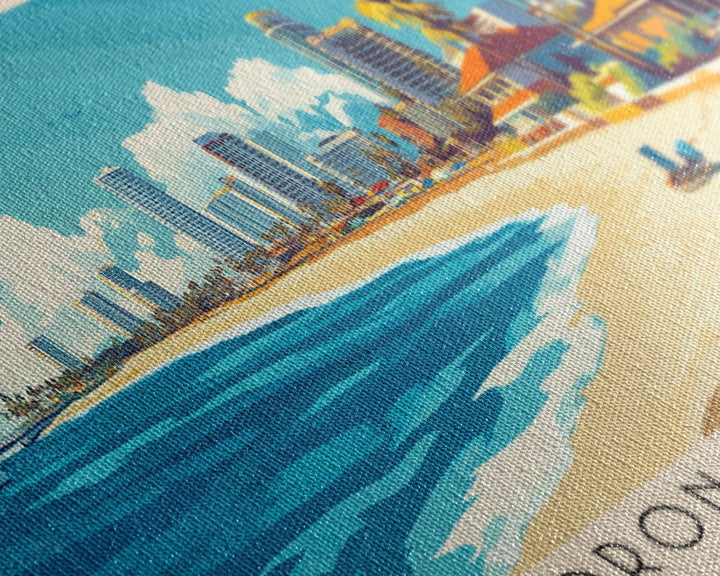 Coronado Beach, San Diego Panoramic Print, Vacation Gift, San Diego Wall Art, Vacation Wall Art, Vacatation Memories, Beach Decor, Beach Or Lakehouse Art