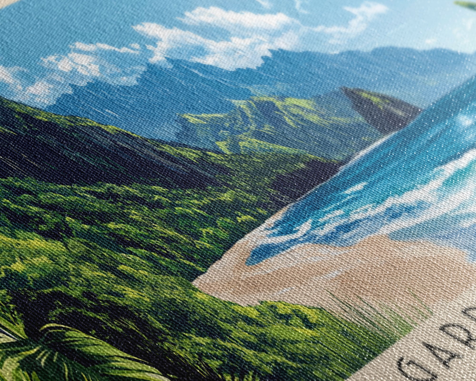 Gardner Bay, Ecuador Panoramic Beach Print, Vacation Gift, Ecuador Wall Art, Beach Painting, Beach Decor, Beach Painting