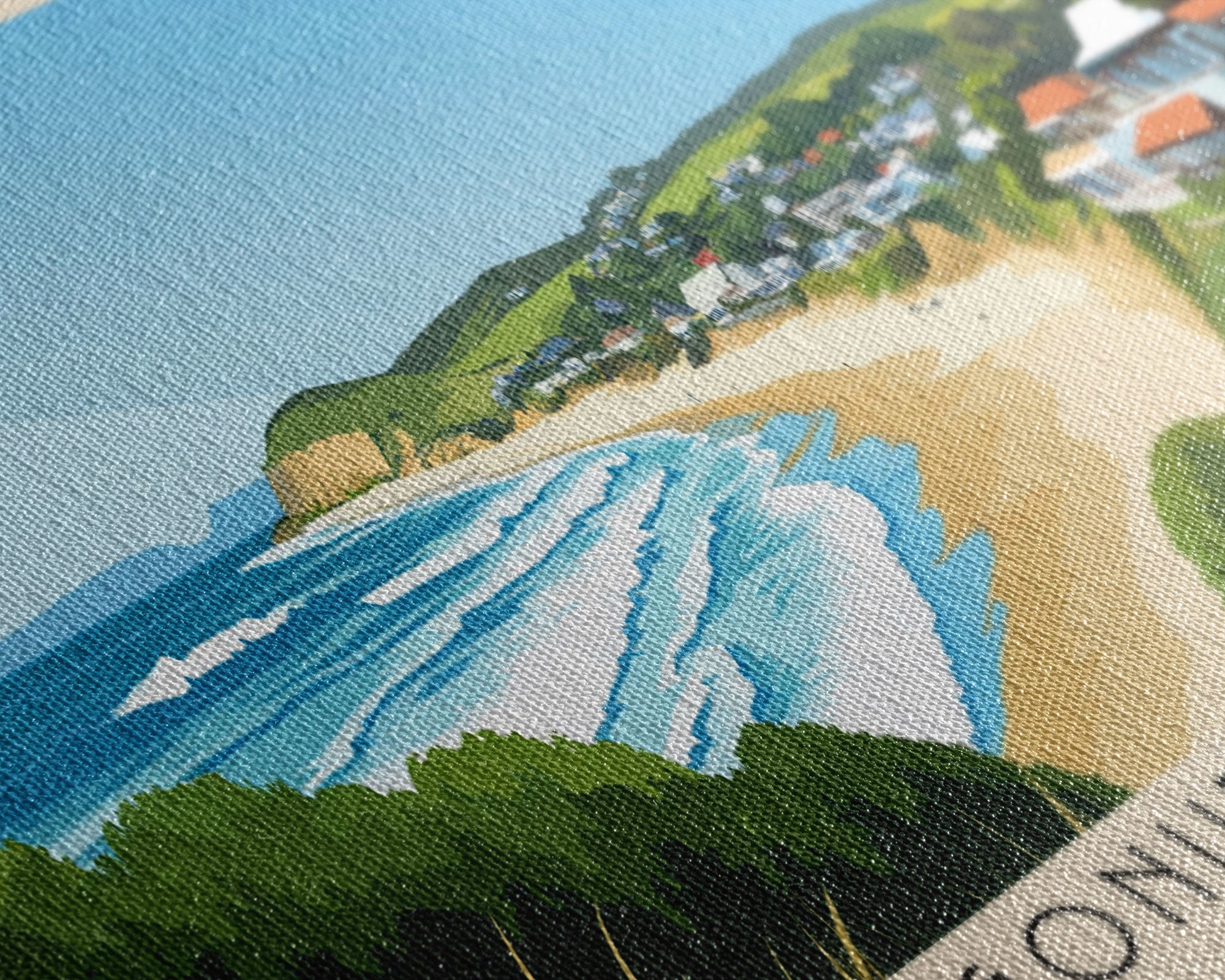 Gonubie Beach, South Africa Panoramic Print, Vacation Gift, South Africa Wall Art, Vacation Wall Art, Vacatation Memories, Beach Decor, Beach Or Lakehouse Art