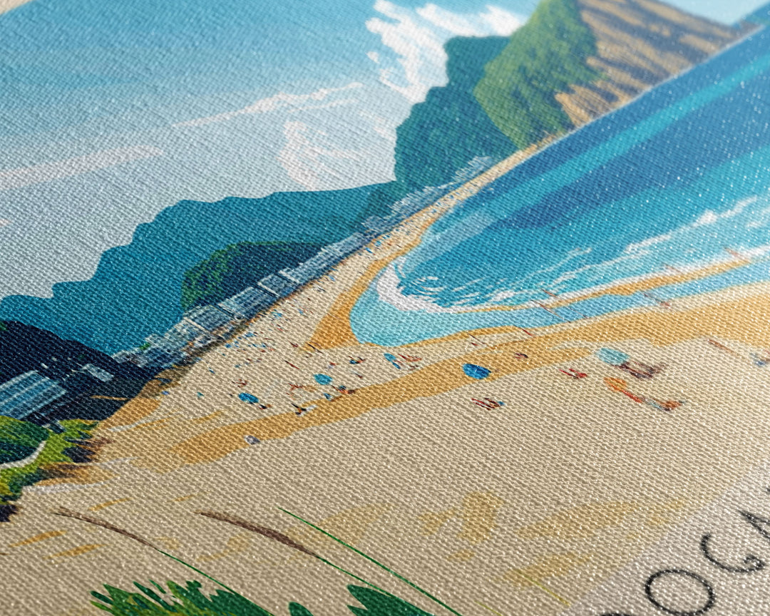 Jodogahama Beach, Japan Panoramic Print, Vacation Gift, Japan Wall Art, Vacation Wall Art, Vacatation Memories, Beach Decor, Beach Or Lakehouse Art