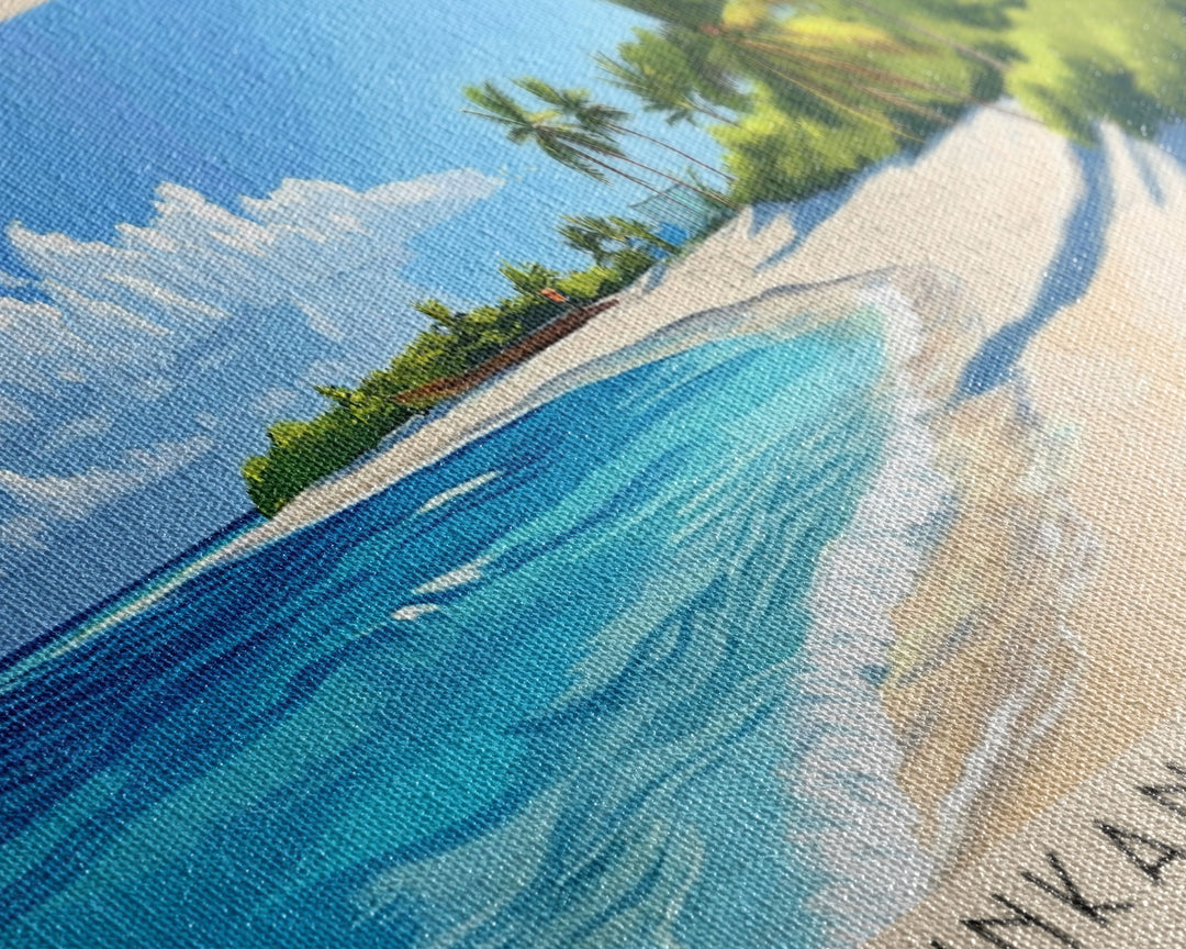 Junkanoo Beach, Bahamas Panoramic Print, Vacation Gift, Bahamas Wall Art, Vacation Wall Art, Vacatation Memories, Beach Decor, Beach Or Lakehouse Art