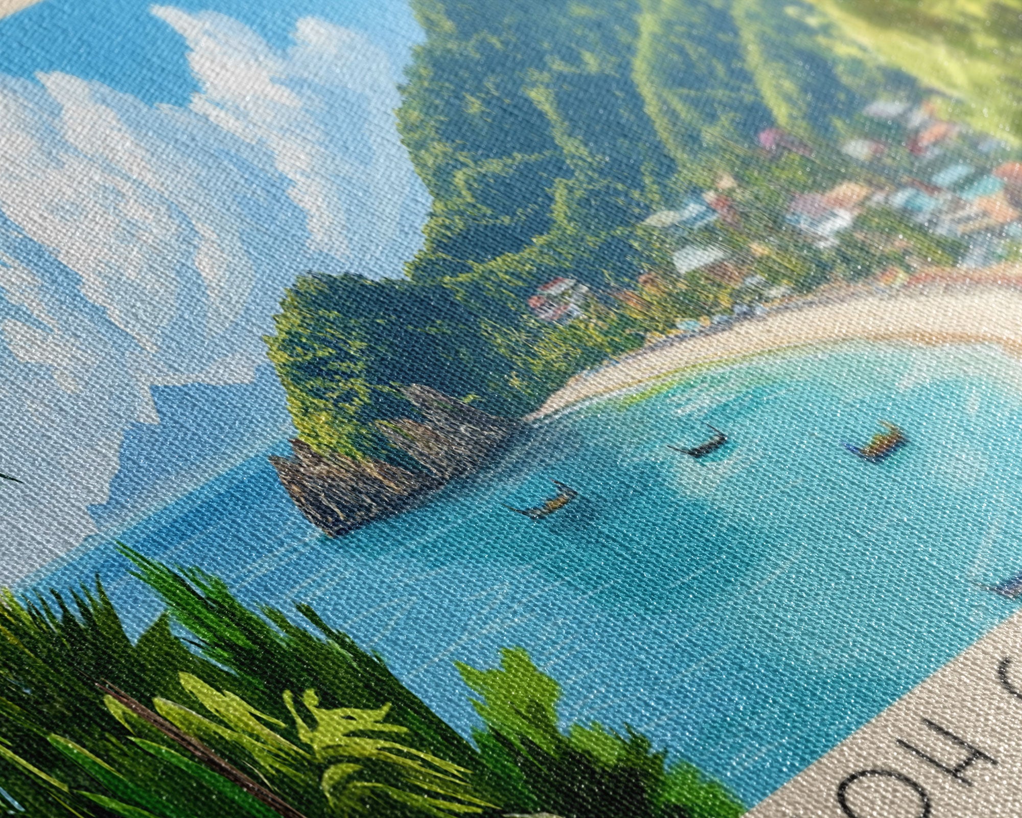 Koh Chang Noi, Thailand Panoramic Print, Vacation Gift, Thailand Wall Art, Vacation Wall Art, Vacatation Memories, Beach Decor, Beach Or Lakehouse Art