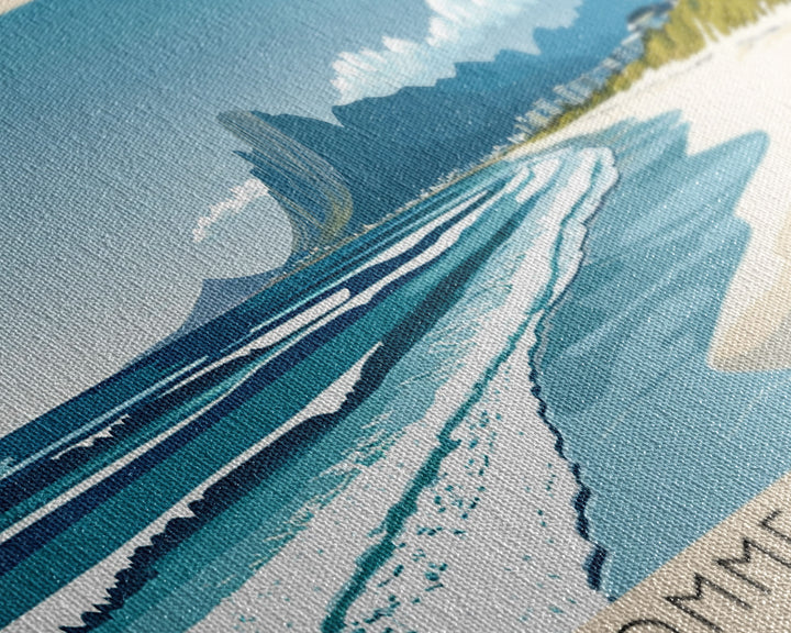 Kommetjie Beach, South Africa Panoramic Beach Print, Vacation Gift, South Africa Wall Art, Framed Canvas Print, Framed Beach Painting