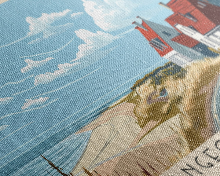 Langeoog Beach, Germany Panoramic Print, Vacation Gift, Germany Wall Art, Beach Painting, Beach Decor, Beach Or Lakehouse Art