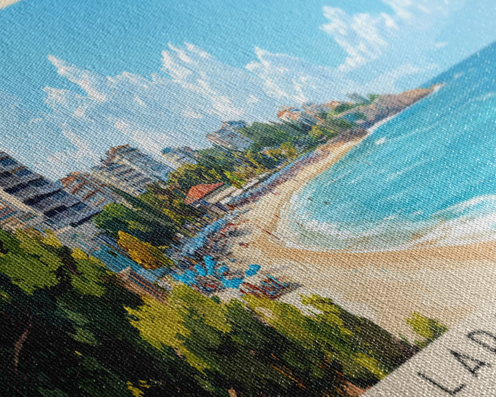 Lara Beach, Turkey Panoramic Print, Vacation Gift, Turkey Wall Art, Vacation Wall Art, Vacatation Memories, Beach Decor, Beach Or Lakehouse Art