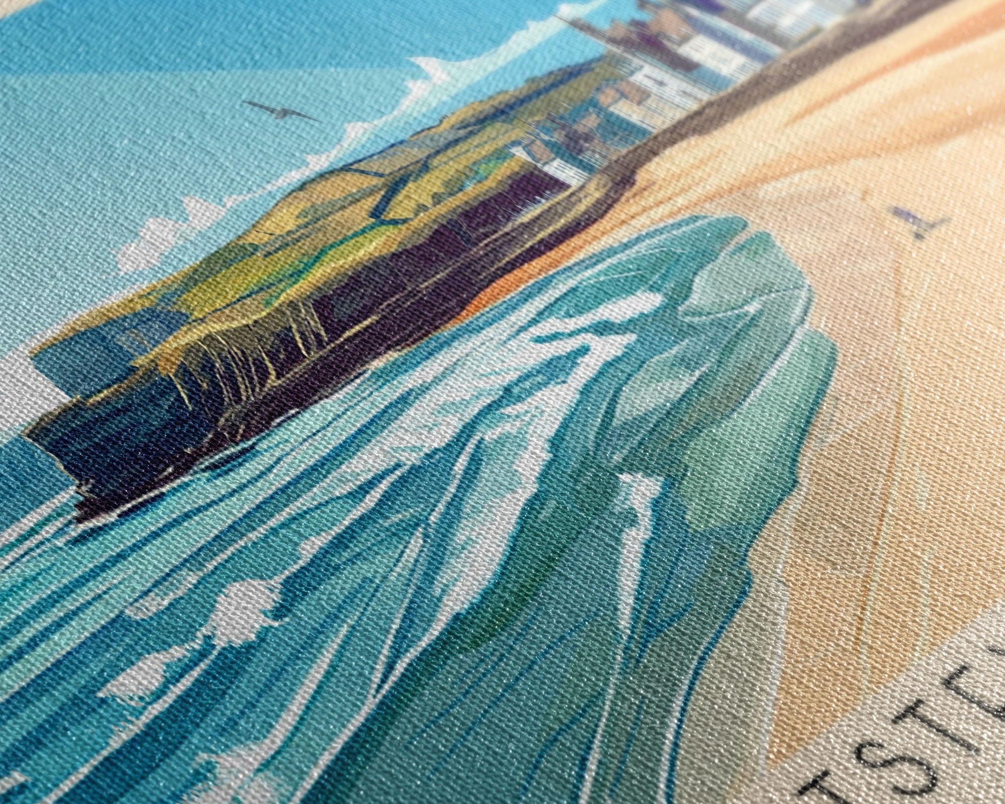 Portstewart Strand, Northern Ireland Panoramic Print, Vacation Gift, Northern Ireland Wall Art, Vacation Wall Art, Vacatation Memories, Beach Decor, Beach Or Lakehouse Art