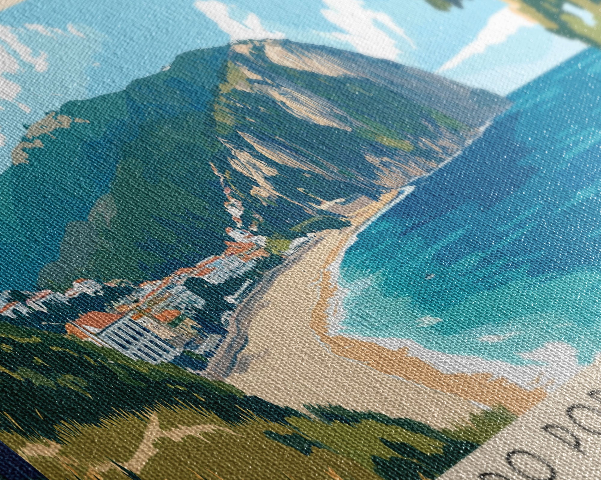 Praia do Portinho da Arrábida, Portugal Panoramic Print, Vacation Gift, Portugal Wall Art, Vacation Wall Art, Vacatation Memories, Beach Decor, Beach Or Lakehouse Art