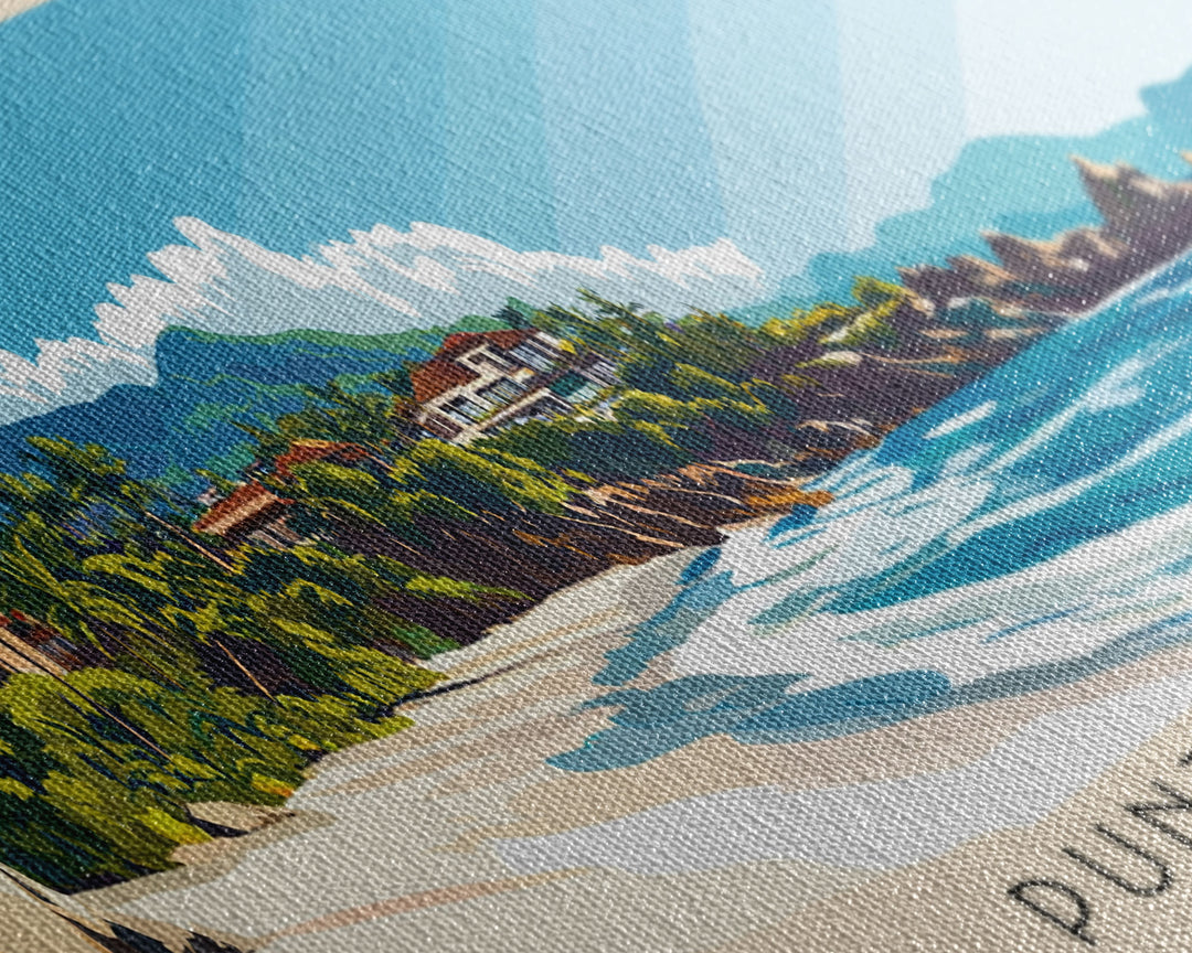 Punta Mita, Mexico Panoramic Print, Vacation Gift, Mexico Wall Art, Beach Painting, Beach Decor, Beach Or Lakehouse Art