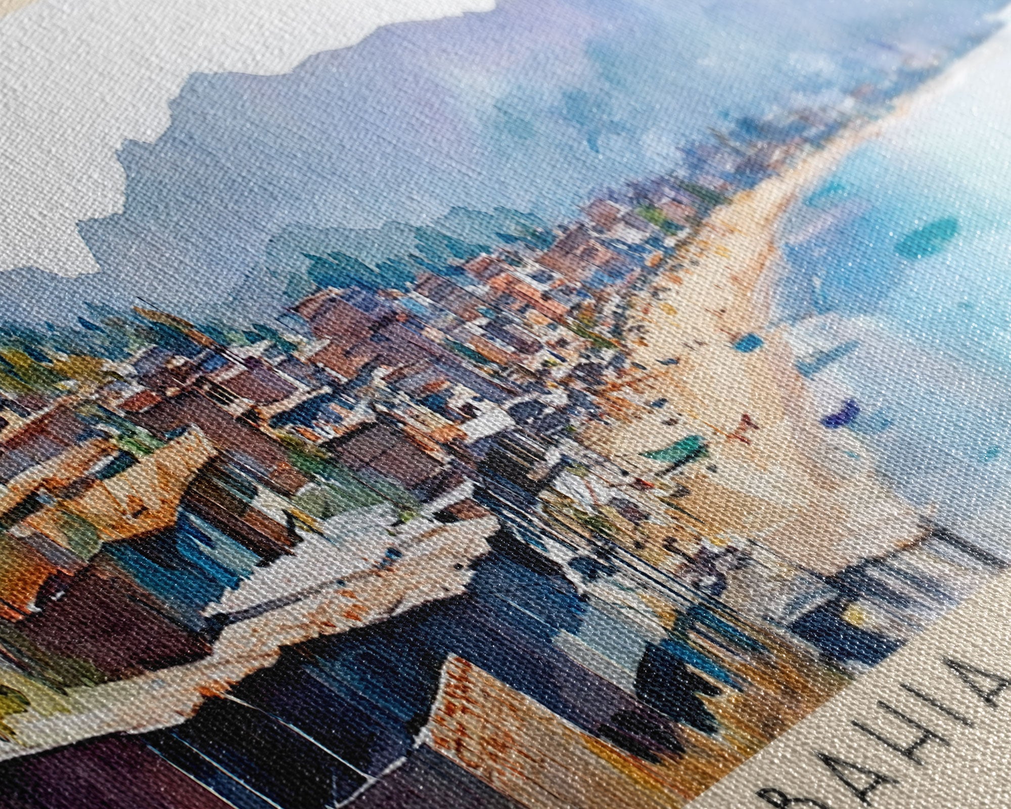 Bahia Solano, Colombia Watercolor Print, Vacation Gift, Colombia Wall Art, Beach Painting, Beach Decor, Beach Or Lakehouse Art