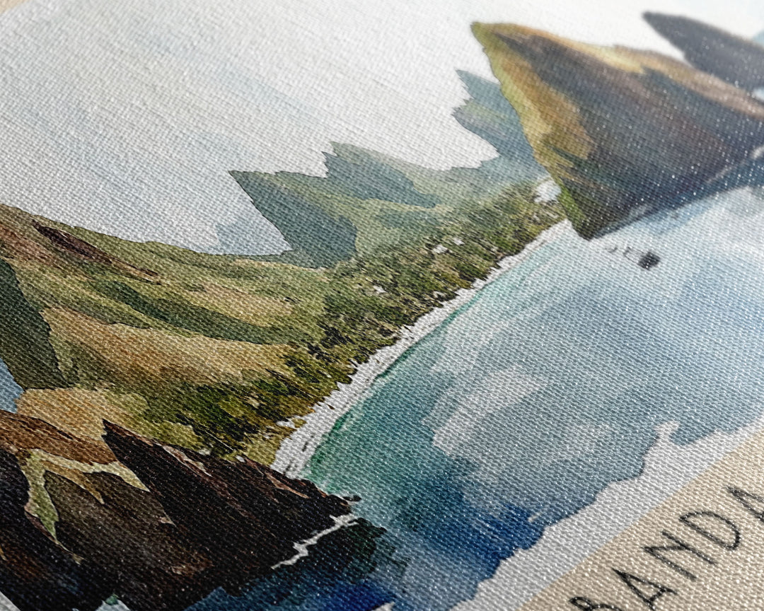Banda Islands, Indonesia Watercolor Print, Vacation Gift, Indonesia Wall Art, Beach Painting, Beach Decor, Beach Or Lakehouse Art