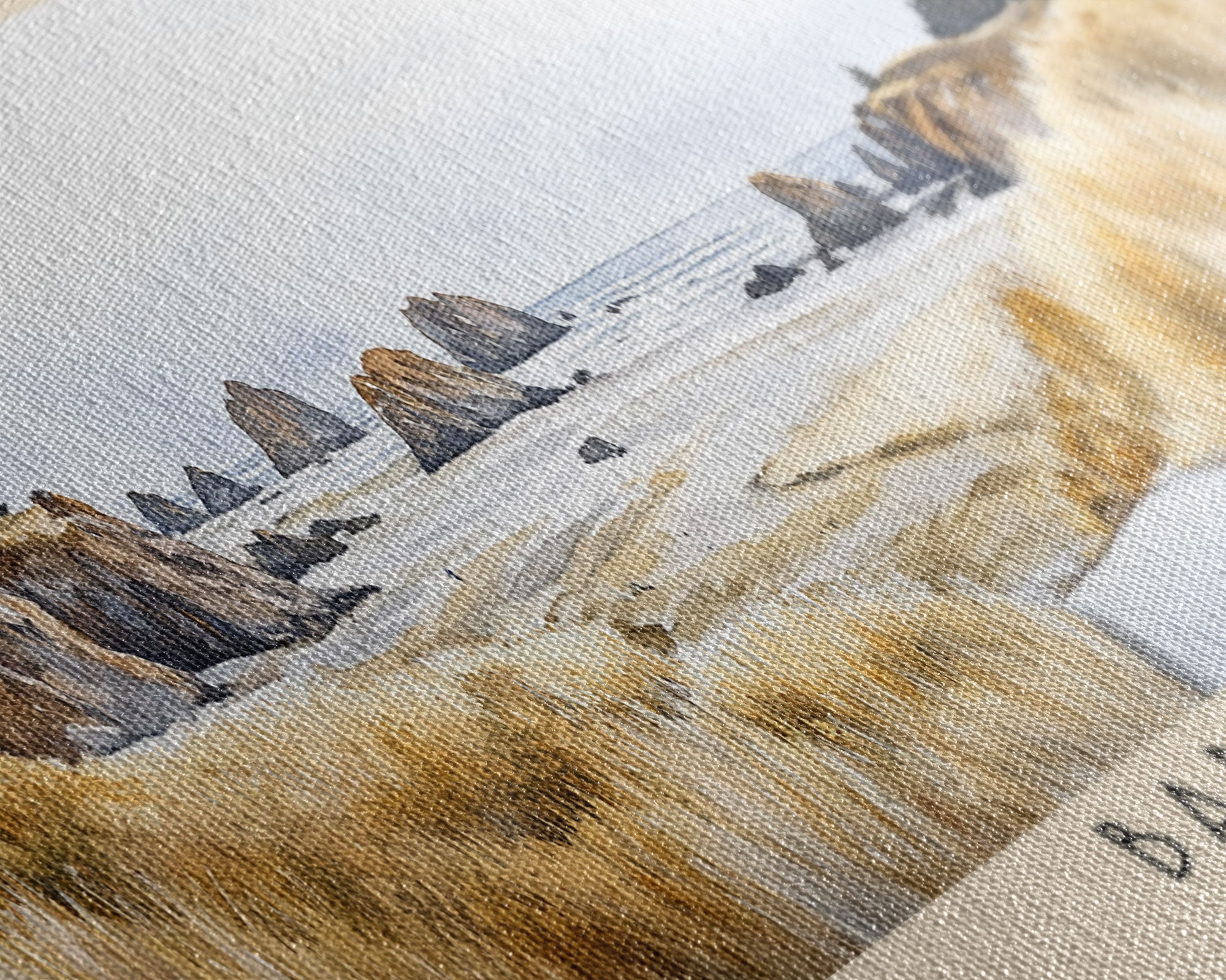 Bandon, Oregon Watercolor Beach Print, Vacation Gift, Oregon Wall Art, Beach Painting, Beach Decor, Beach Painting