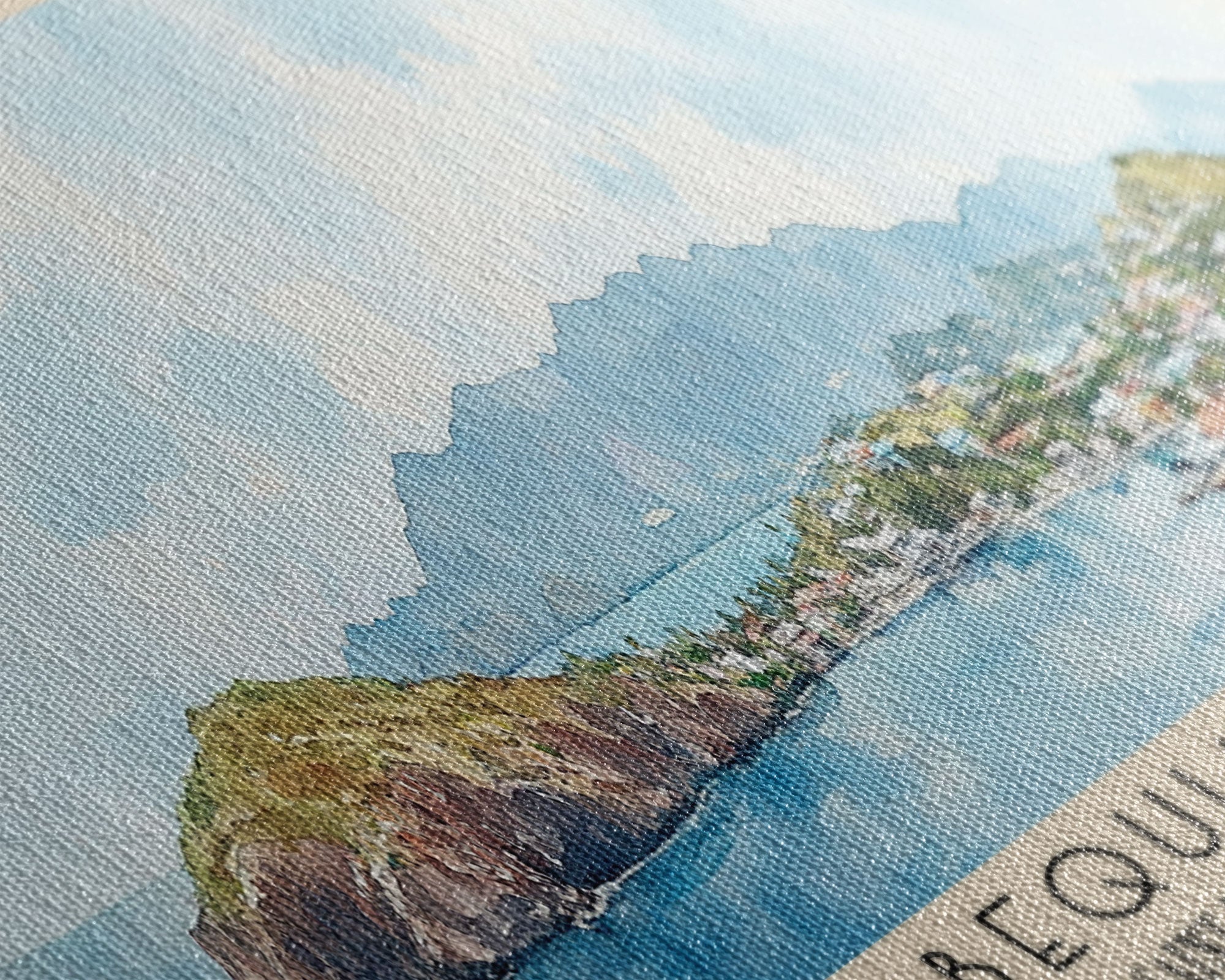 Bequia Island, Saint Vincent and the Grenadines Watercolor Beach Print, Vacation Gift, Saint Vincent and the Grenadines Wall Art, Beach Painting, Beach Decor, Beach Painting