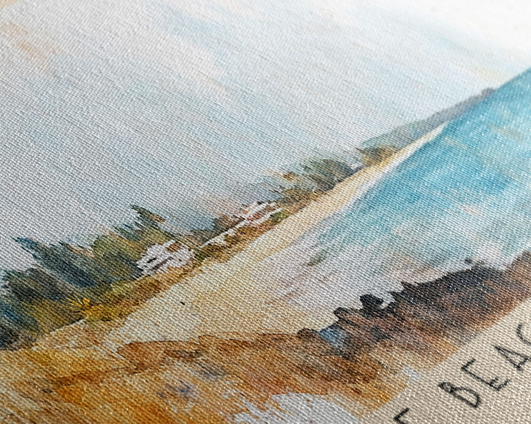 Blue Beach (La Chiva), Puerto Rico Watercolor Print, Vacation Gift, Puerto Rico Wall Art, Beach Painting, Beach Decor, Beach Or Lakehouse Art
