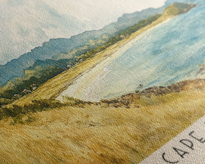 Cape Engano, Philippines Watercolor Beach Print, Vacation Gift, Philippines Wall Art, Beach Painting, Beach Decor, Beach Painting
