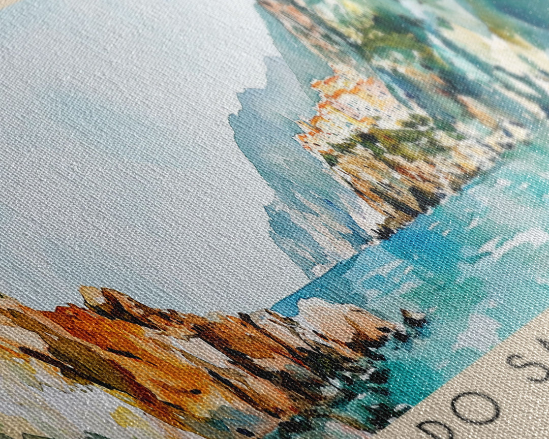 Capo Sant’Andrea, Italy Watercolor Print, Vacation Gift, Italy Wall Art, Beach Painting, Beach Decor, Beach Or Lakehouse Art