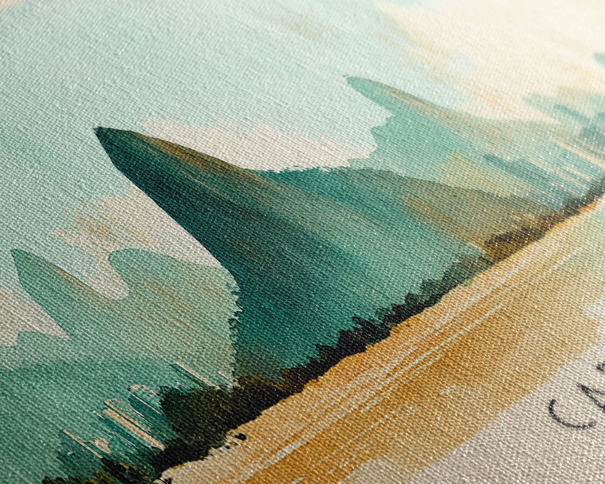 Caraíva, Brazil Watercolor Print, Vacation Gift, Brazil Wall Art, Vacation Wall Art, Vacatation Memories, Beach Decor, Beach Or Lakehouse Art