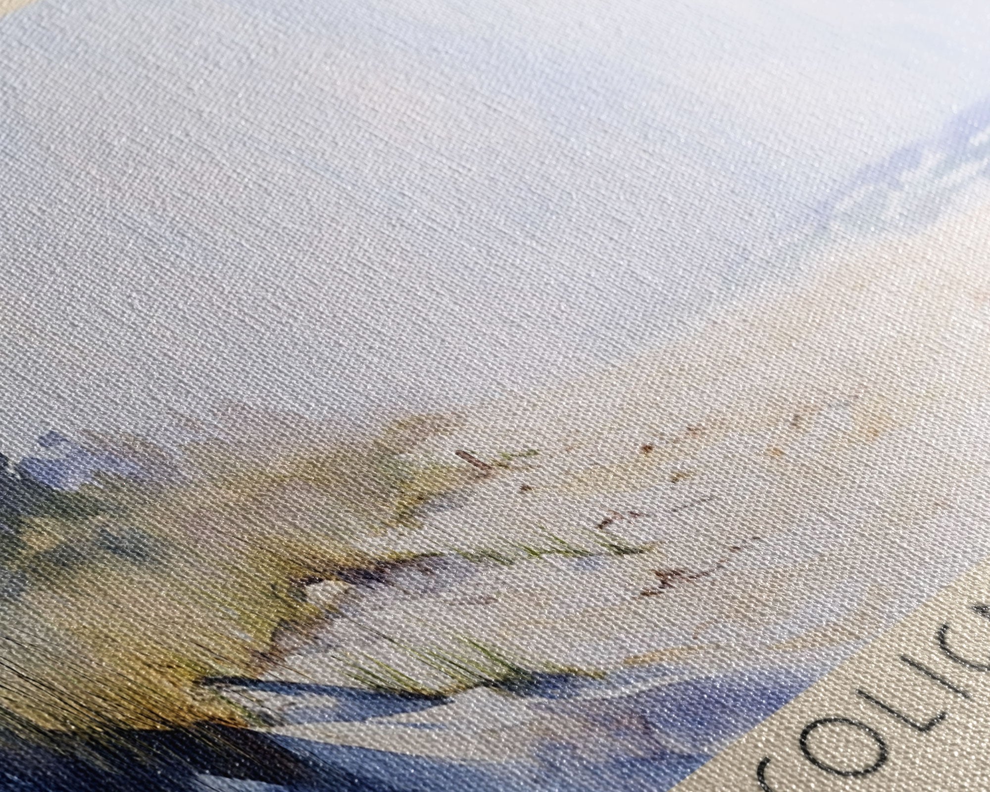 Coligny Beach, South Carolina Watercolor Print, Vacation Gift, South Carolina Wall Art, Beach Painting, Beach Decor, Large Wall Art, Wood Frame Art