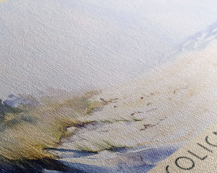 Coligny Beach, South Carolina Watercolor Print, Vacation Gift, South Carolina Wall Art, Beach Painting, Beach Decor, Large Wall Art, Wood Frame Art