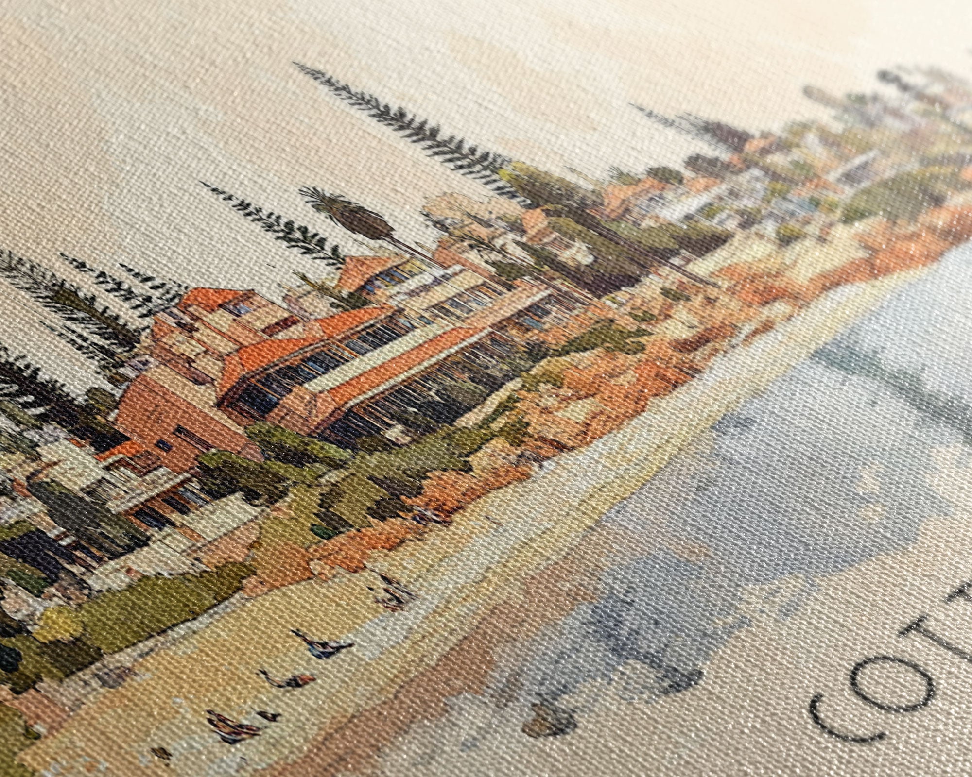 Cottesloe, Australia Watercolor Print, Vacation Gift, Australia Wall Art, Vacation Wall Art, Vacatation Memories, Beach Decor, Beach Or Lakehouse Art