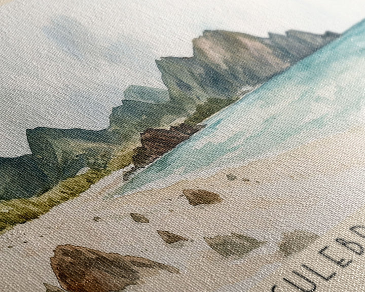 Culebra Island, Puerto Rico Watercolor Print, Vacation Gift, Puerto Rico Wall Art, Beach Painting, Beach Decor, Beach Or Lakehouse Art