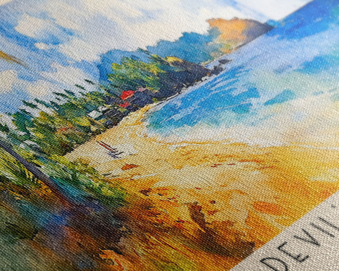 Devil’s Beach, Fiji Watercolor Beach Print, Vacation Gift, Fiji Wall Art, Beach Painting, Beach Decor, Beach Painting