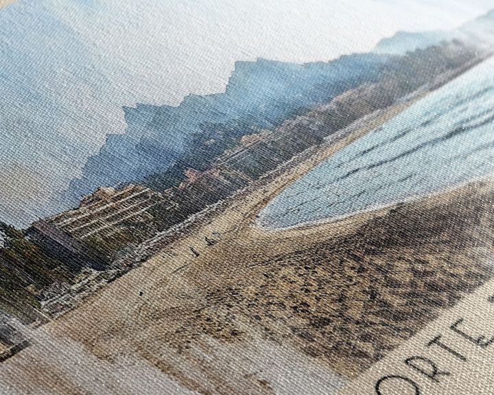 Forte dei Marmi, Italy Watercolor Print, Vacation Gift, Italy Wall Art, Vacation Wall Art, Vacatation Memories, Beach Decor, Beach Or Lakehouse Art