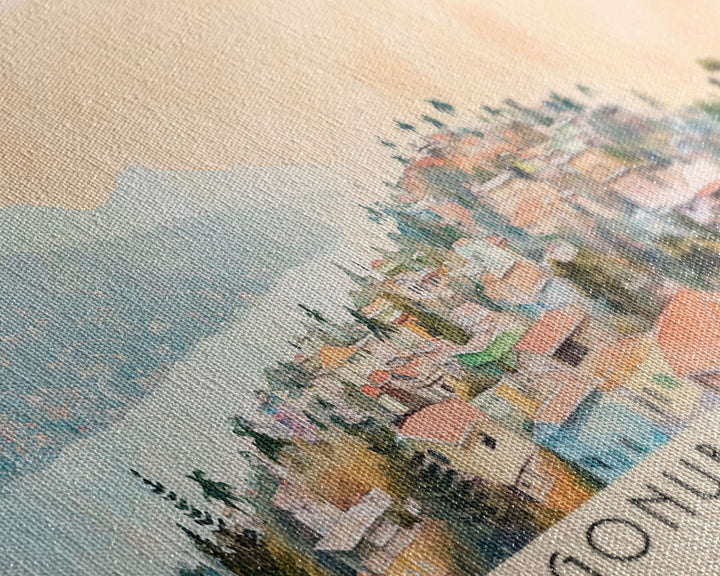 Gonubie Beach, South Africa Watercolor Print, Vacation Gift, South Africa Wall Art, Beach Painting, Beach Decor, Beach Or Lakehouse Art