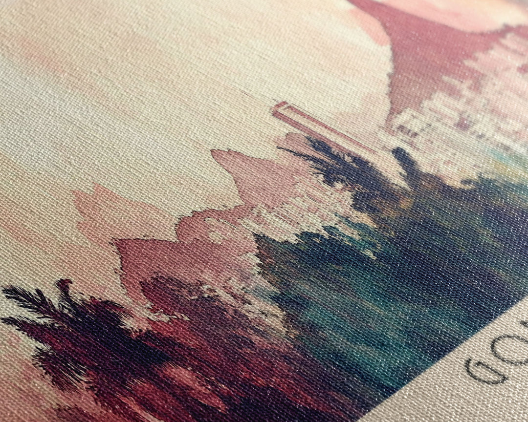 Gonzaga, Brazil Watercolor Beach Print, Vacation Gift, Brazil Wall Art, Beach Painting, Beach Decor, Beach Painting