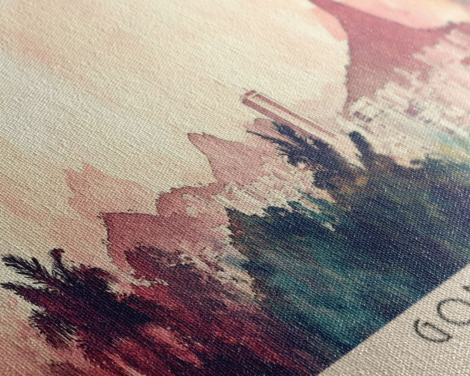 Gonzaga, Brazil Watercolor Beach Print, Vacation Gift, Brazil Wall Art, Beach Painting, Beach Decor, Beach Painting