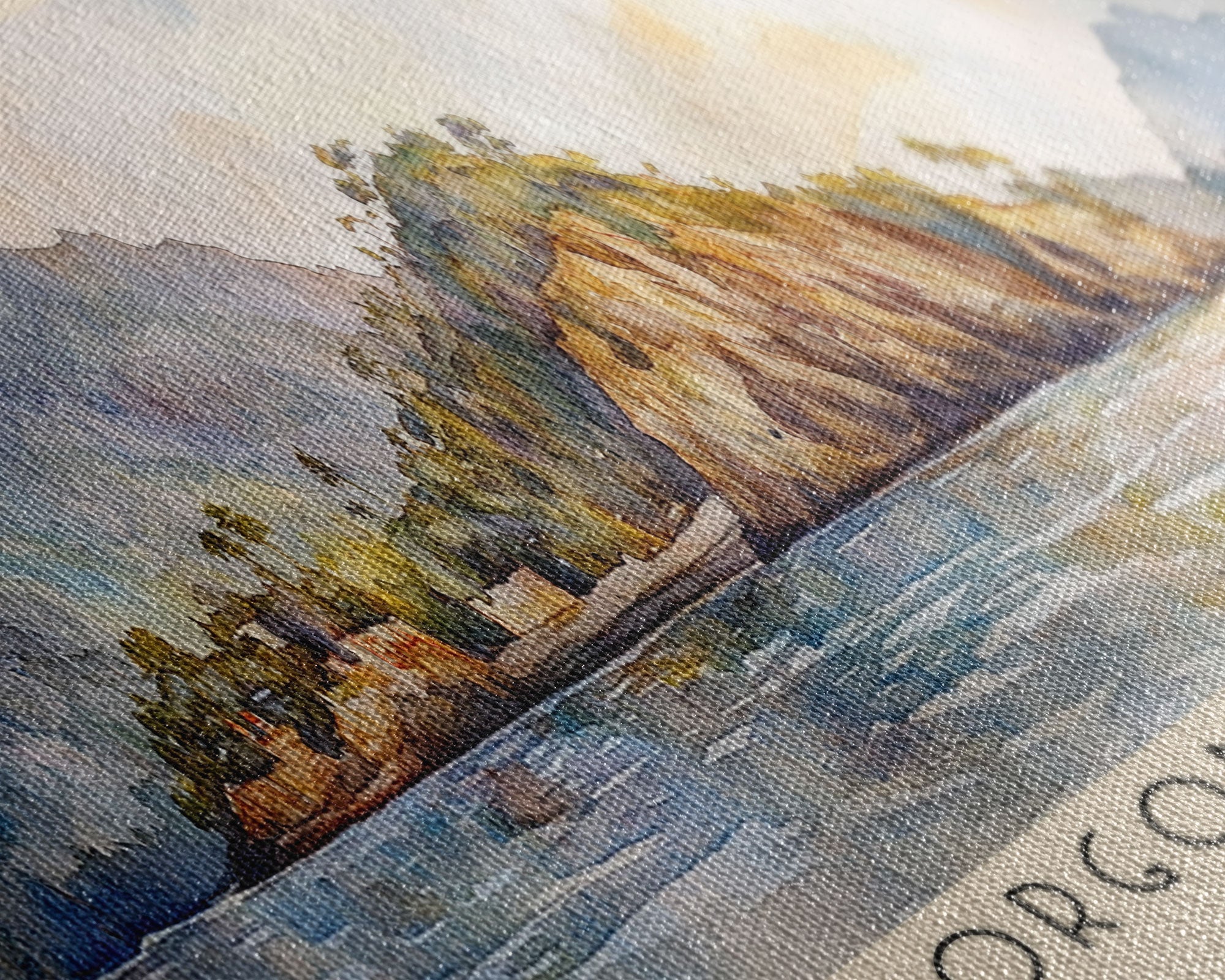 Gorgona Island, Colombia Watercolor Print, Vacation Gift, Colombia Wall Art, Beach Painting, Beach Decor, Large Wall Art, Wood Frame Art